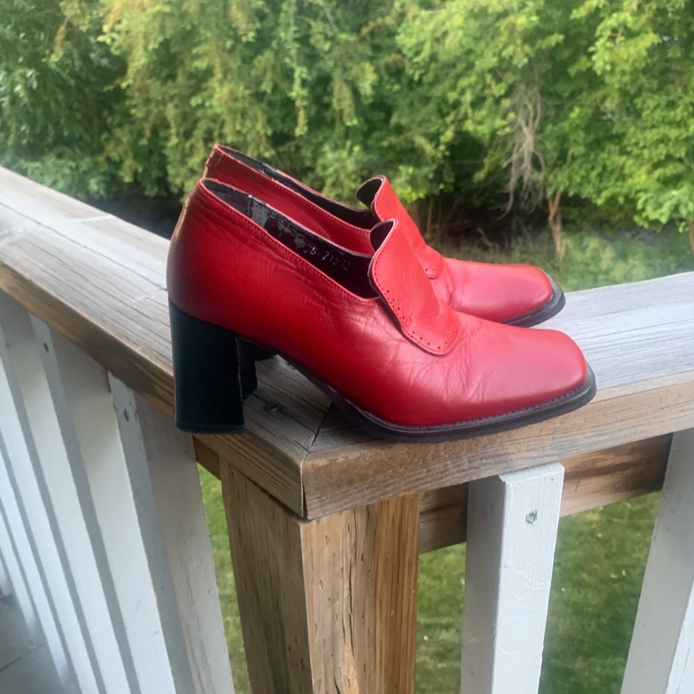 BRONIX vintage heeled loafers - Picture 3 of 11